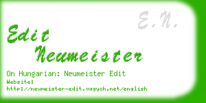edit neumeister business card